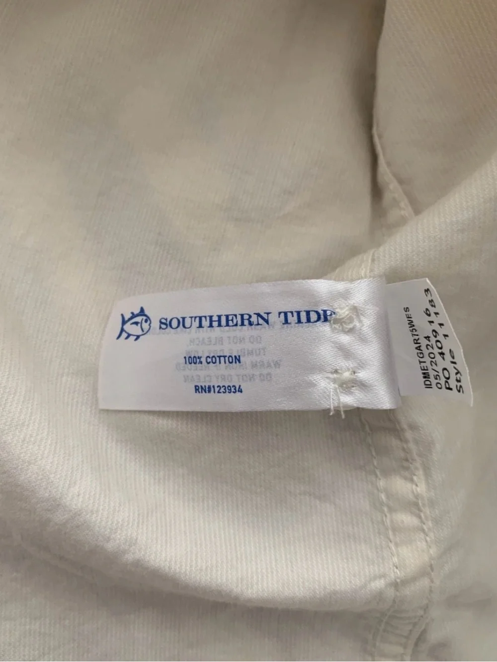 NEW Mens Size XL Southern Tide Bedford Cord Long Sleeve Sport Shirt Oatmeal $128